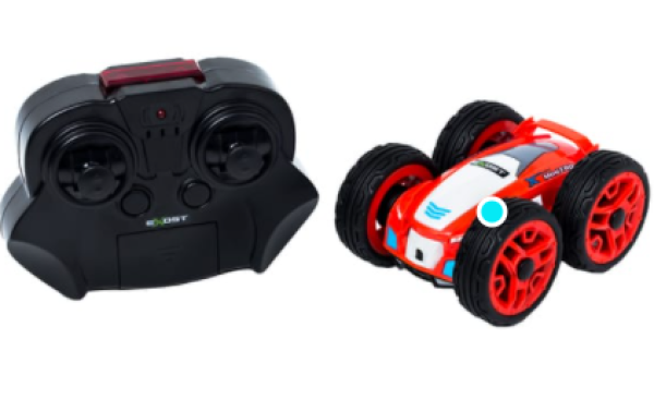 Exost Mini Flip 360 -  1:34, IR Fernbedienung Batterien 4xAA exkl. ab 5+ - rot