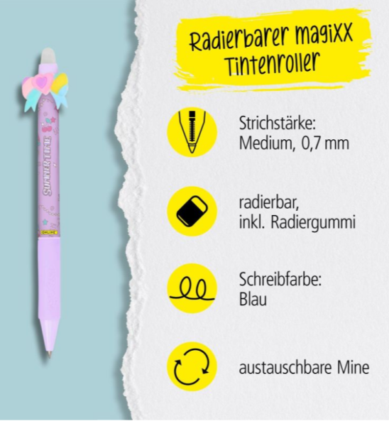 Gelschreiber magiXX - Schleife - Tinte blau 0.7mm