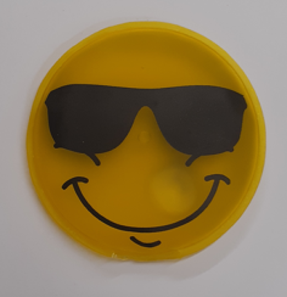 Taschenwärmer 9 cm - Smiley