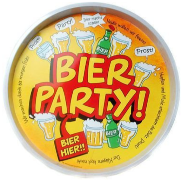 Tablett 31 cm - Bier Party