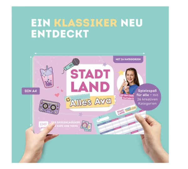 Stadt, Land, Alles Ava - Der Spieleklassiker für Kids und Teens