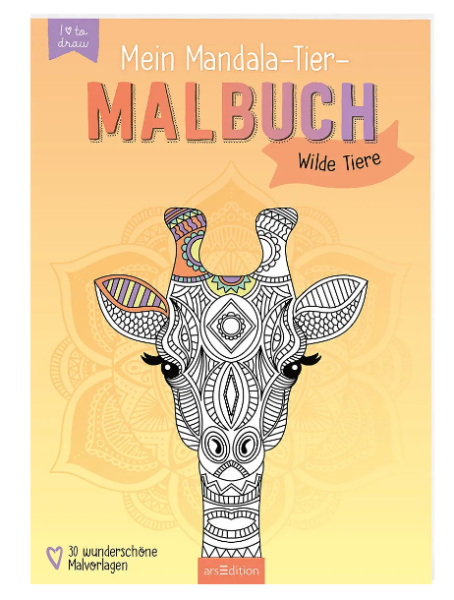 Mein Mandala-Tier-Malbuch - Wilde Tiere