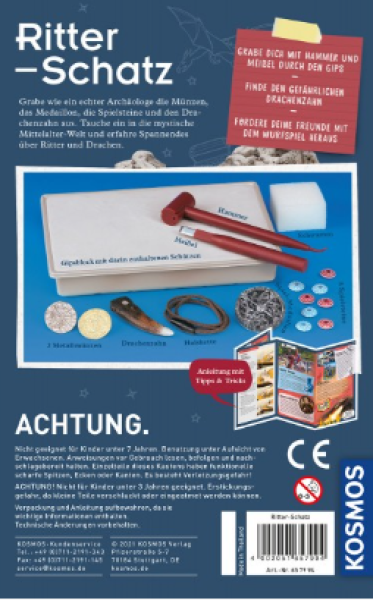 Ausgrabung-Set - Ritter - Schatz