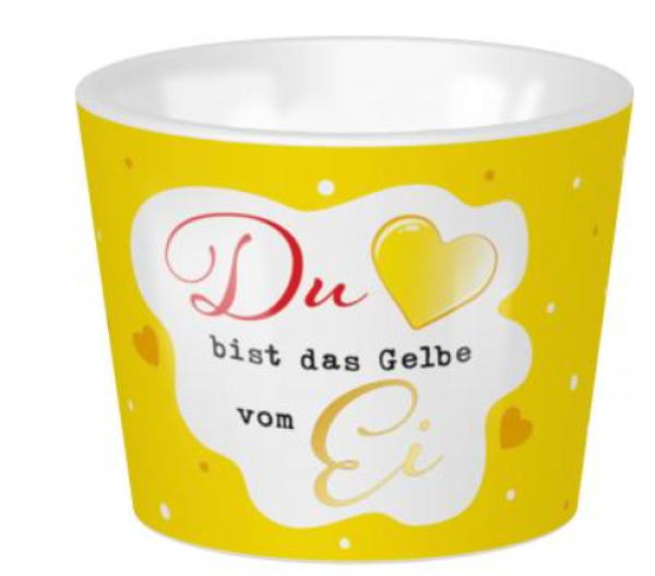 Eierbecher - Du bist das gelbe vom Ei