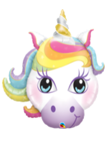 Magical Unicorn - Folien Ballonfigur 97 cm - ungefüllt