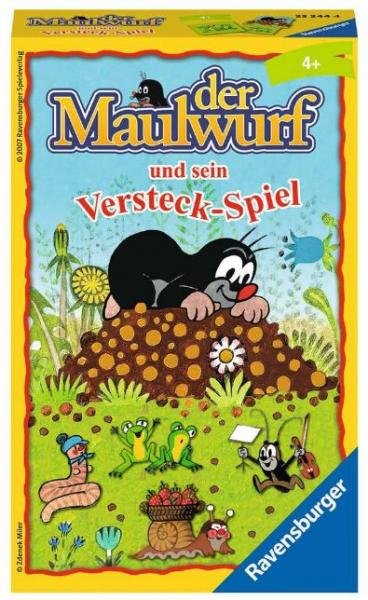 der Maulwurf und sein Versteck-Spiel - Merkspiel 