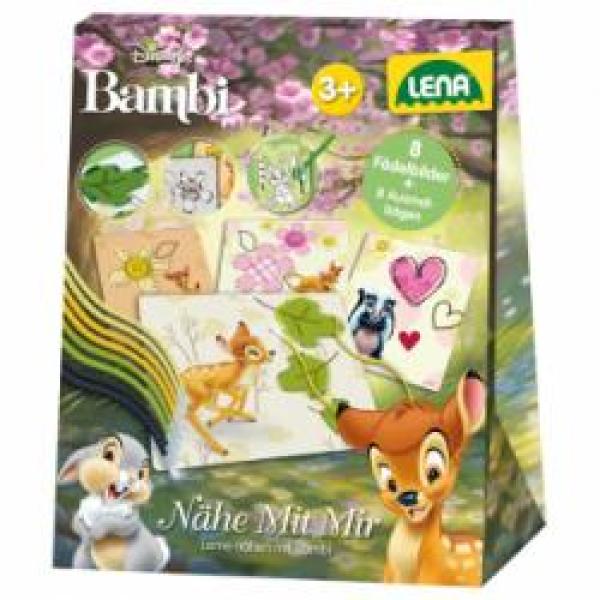 Basteln Nähe mit mir Bambi 8 Vorlagen zum Ausnähen und 5 Ausmalbilder