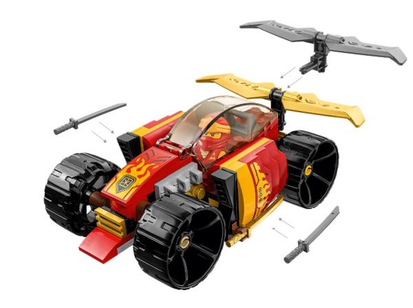 Lego©  Ninjago® 71780 - Kais Ninja-Rennwagen EVO