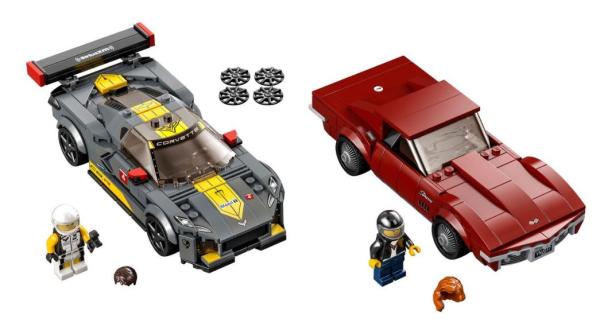 Lego®  - Speed Champions 76903 - Chevrolet Corvette C8.R & 1968
