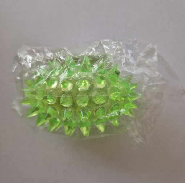 Spiky Flash Bomb 55 x 40 mm oval - grün