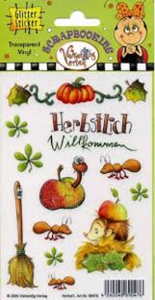 Glitter Sticker Herbst 1