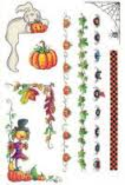 Glitter Sticker Borte Herbst / Halloween