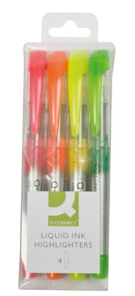 Textmarker Slim, 4er Etui