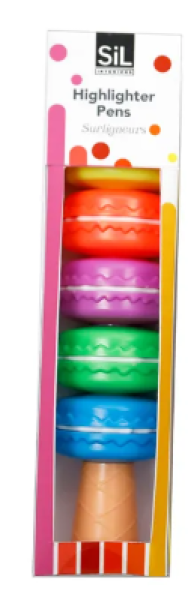 Leuchtmarker Macaron 6 Farben assortiert - Bright