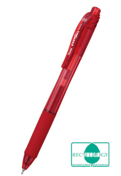 EnerGel Roller X - 0.5mm - red - rot