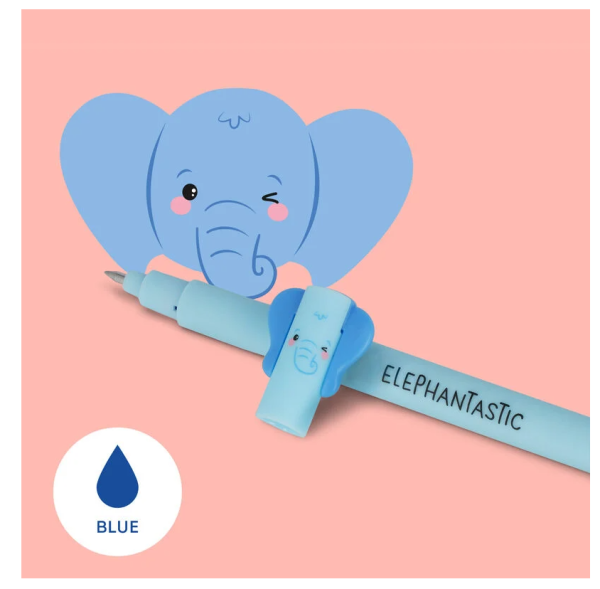 Löschbarer Gelstift - Elephant - Tinte blau