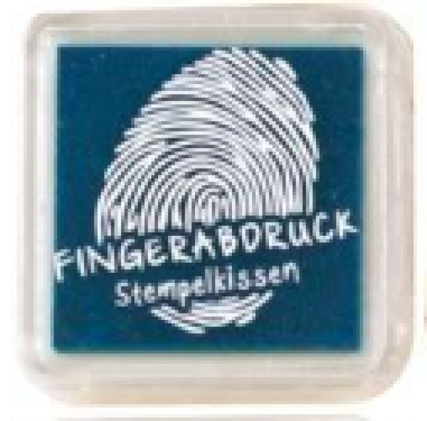 Stempelkissen - Fingerabdruck - blau