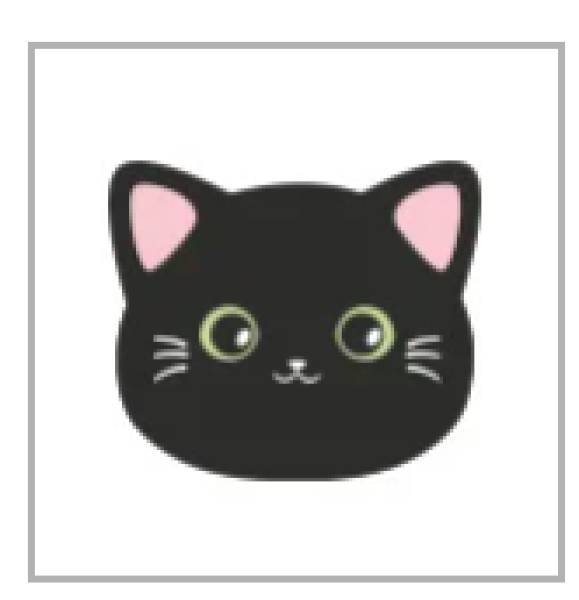Löschbarer Gelstift - Kitty - Tinte schwarz