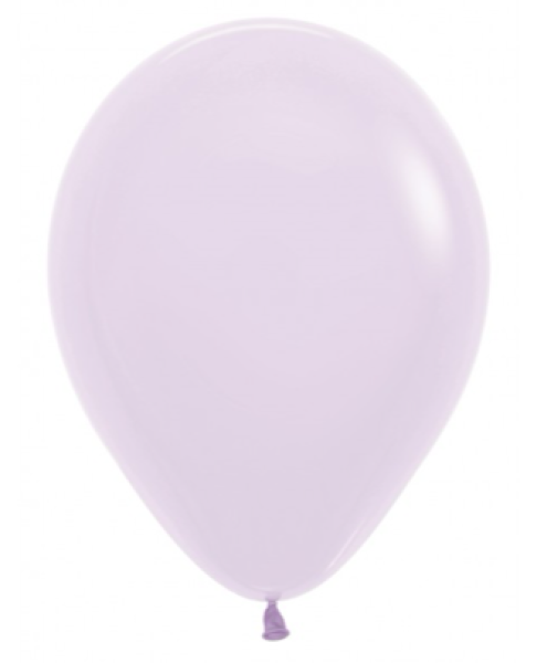 Ballon 30 cm - Pastel Matte Lilac - 650 - 1 Beutel - 5 Stück