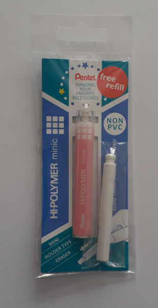 Radierstift Clic Eraser minic - pink + 1 Ersatz Eraser