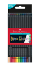 Black Edition Buntstifte - 12 Farben Kartonetui