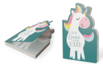 happy Zoo Unicorn - Notizblock 12x8x1cm - gute Laune für dich