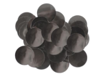 Confetti Foil rund - 25mm 14g - Black Metallic