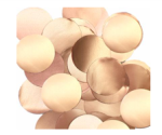 Confetti Foil rund - 25mm 14g - Rose Gold Pearl Metallic