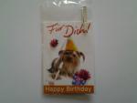Für Dich! Happy Birthday - mini Doppelkarte - 5.5cm x 7.5cm