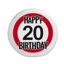 Spardose runde Geburtstage - Happy Birthday 20