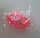 Spiky Flash Bomb 55 x 40 mm oval - pink