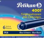 Pelikan Tintenpatrone 4001 TP/6 - blau-schwarz
