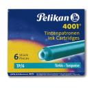 Pelikan Tintenpatrone 4001 TP/6 - türkis