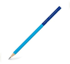 Bleistift Grip 2001 Two Tone - HB hellblau - blau